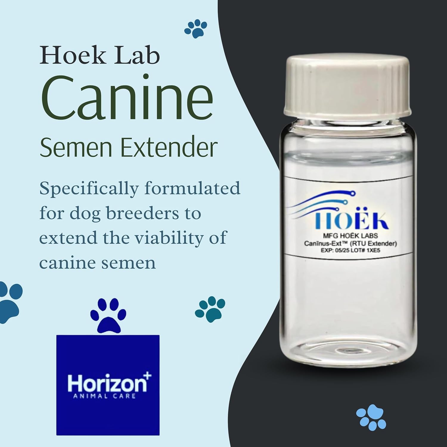 Dog Semen Enhancer for Canine Artificial Insemination - 20ML Ready-To-Use Formula, AI Breeding Essential, Enhance Dogs Fertility & Sperm Viability - All Breeds