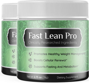 2 Pack - Fast Lean Pro - Weight Management Support Supplement Shake Powder