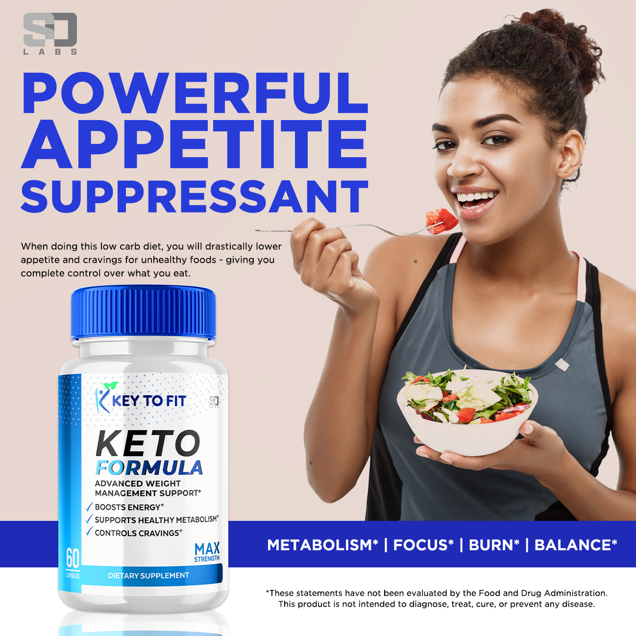 Key to Fit Advanced Keto Capsules - Weight Management and Energy Boost (2 Pack)