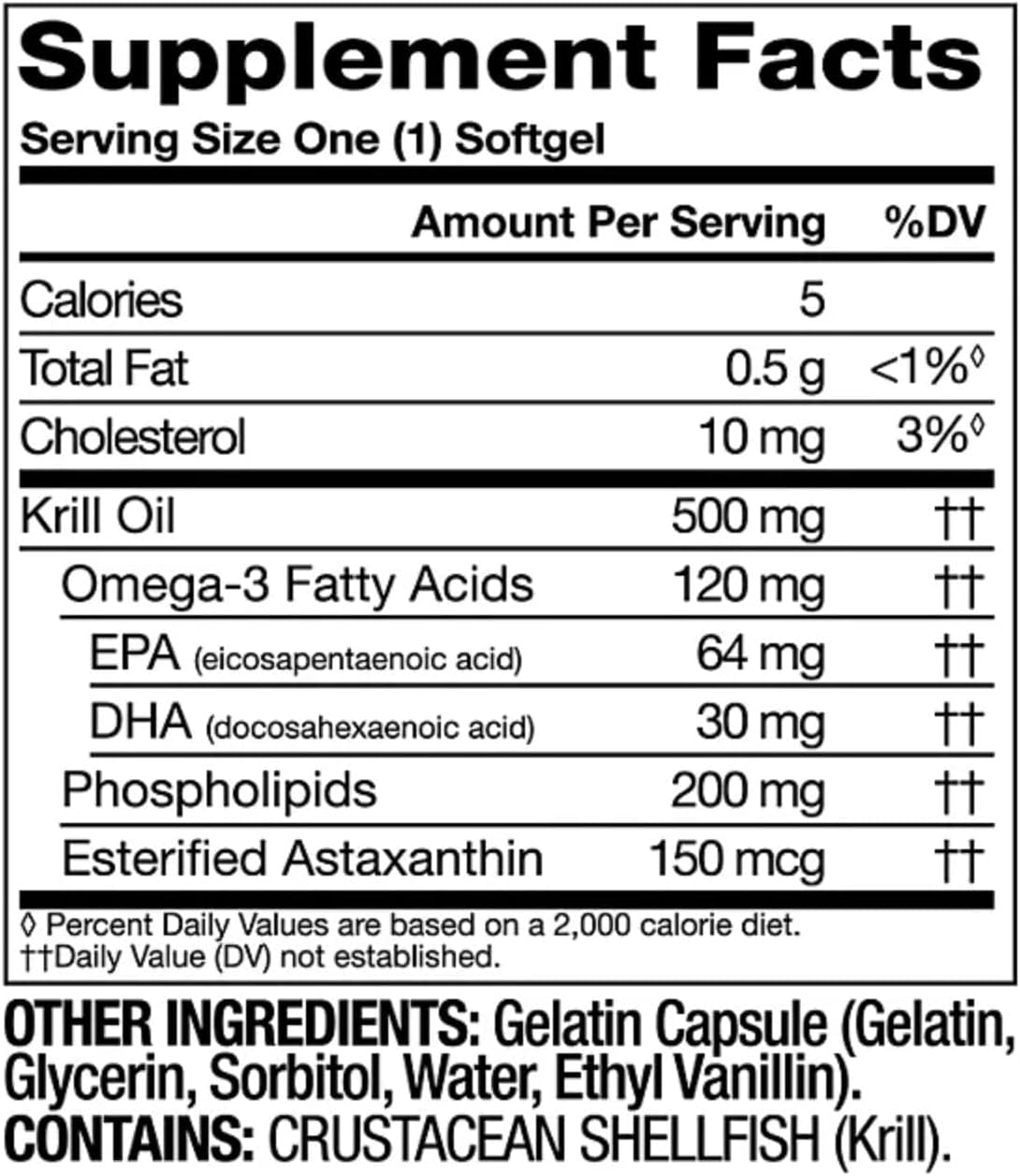 Member Extra-Strength Antarctic Pure Omega-3 Krill Oil, 500 Mg, with EPA, DHA, Astaxanthin Phopholipids, Supports Heart, Brain, Joint and Eye Health,160 Ct. Packaging May Vary,Include Pill Case