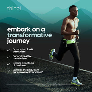 Thinbi Pure Himalayan Shilajit 10000Mg Maximum Potency Organic Capsules 90 Count with Fulvic Acid & Trace Minerals for Enhanced Energy and Immune Support Men & Women Better than Shilajit Resin