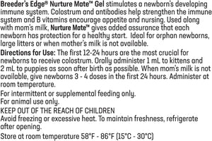Revival Animal Health Breeder'S Edge Nurture Mate - Colostrum Supplement for Puppies & Kittens, Dogs, Cats - 30 Ml Paste 