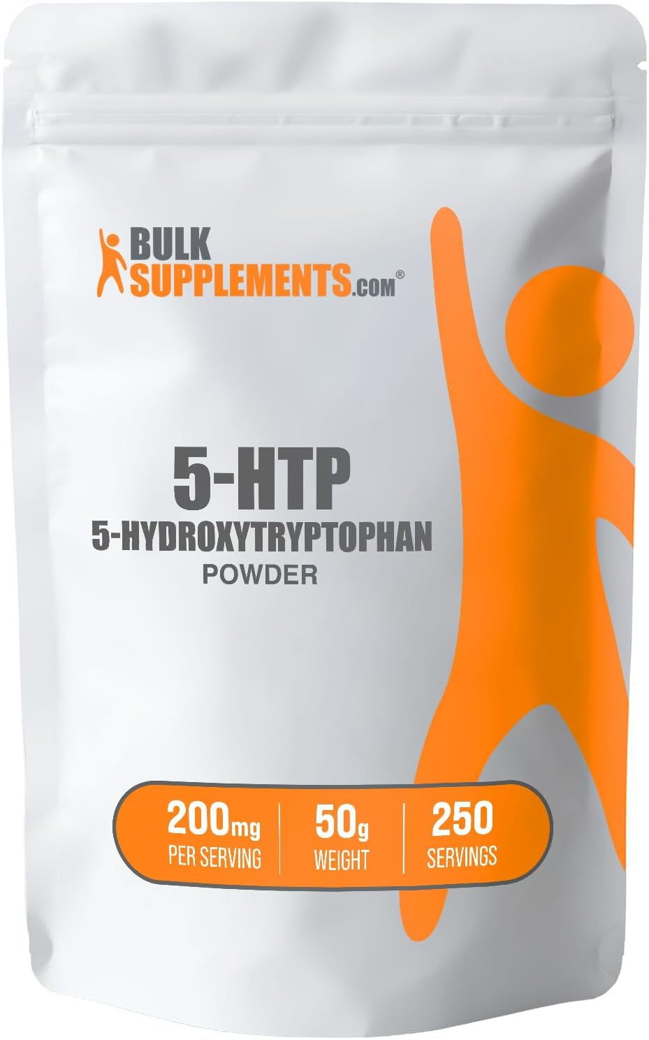 Bulksupplements.Com 5-HTP Powder - 5-Hydroxytryptophan, 5 HTP Supplement - 5-HTP 200Mg, Mood Support Supplement - Gluten Free, 200Mg per Serving, 100G (3.5 Oz) (Pack of 1)