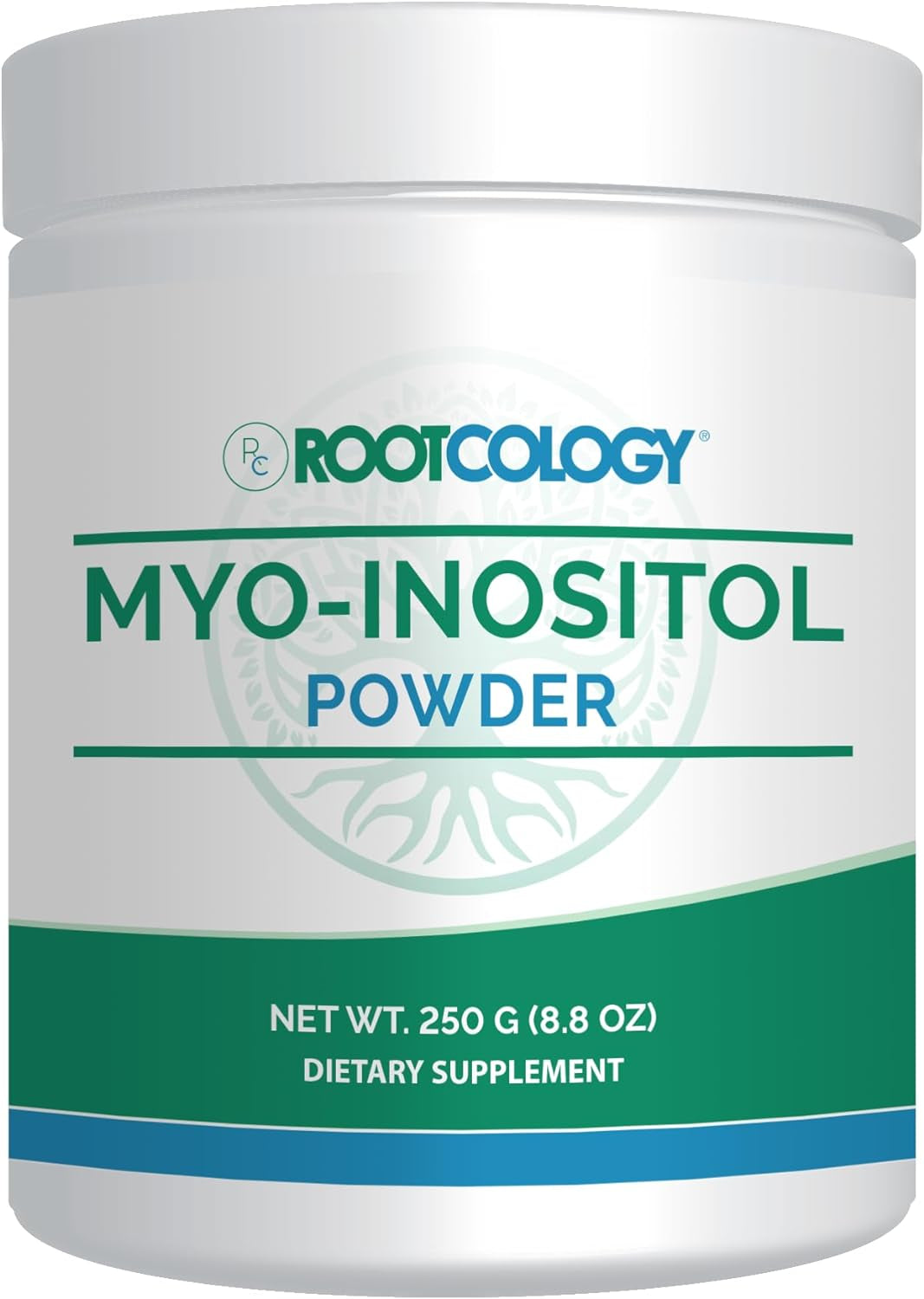 Rootcology Myo-Inositol Powder - Inositol Supplement for Mood, Brain Health and Liver Support (250G / 345 Servings) 
