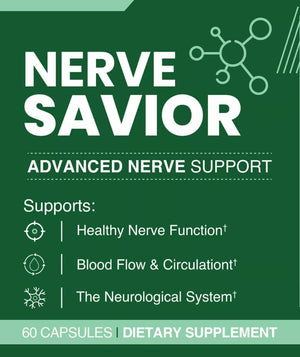 Nerve Savior Health Supplement 60 Capsules Genuine Nerve Savior