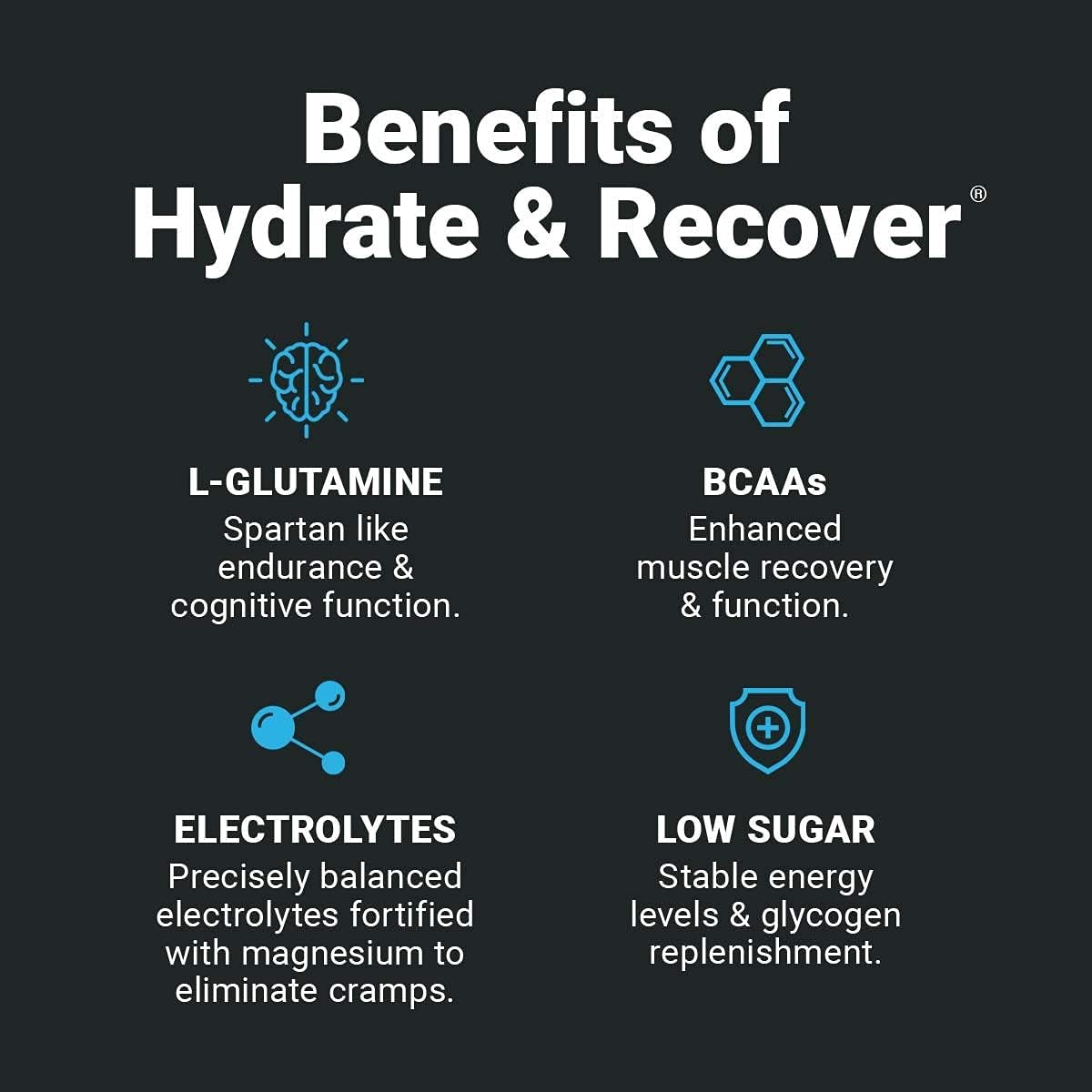 Wilderness Athlete - Hydrate & Recover | Liquid Hydration Powder Electrolyte Drink Mix - Recover Faster with Bcaas - Hydrate Powder with 1000Mg of Vitamin C - 30 Serving Tub (Strawberry Pomegranate)