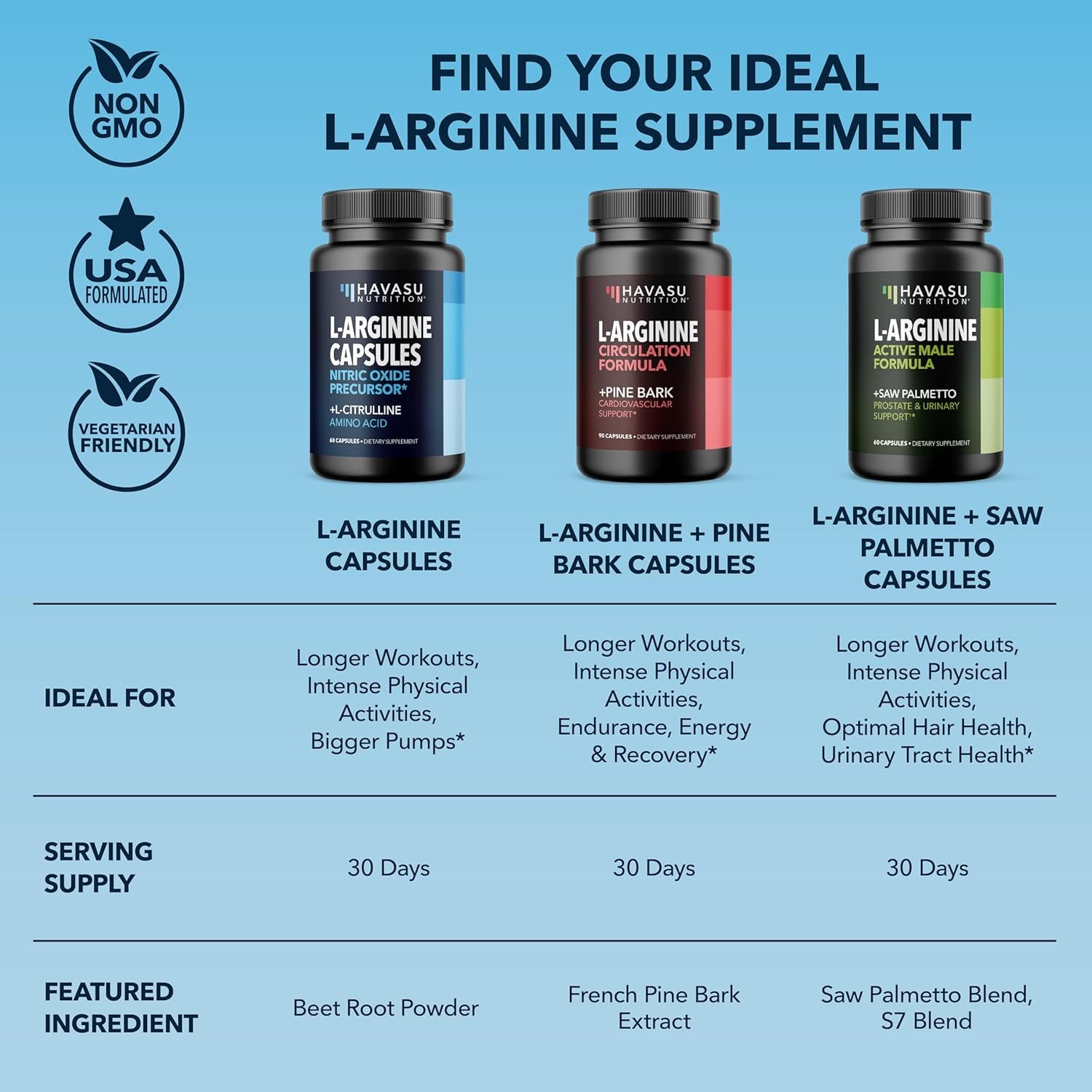 L Arginine L Citrulline Nutritional Supplements NO Nitric Oxide Booster | Stamina Endurance Performance for Workouts | 2 Months Supply of L Arginine 500Mg Nitric Oxide Pills for Men | 120 Capsules