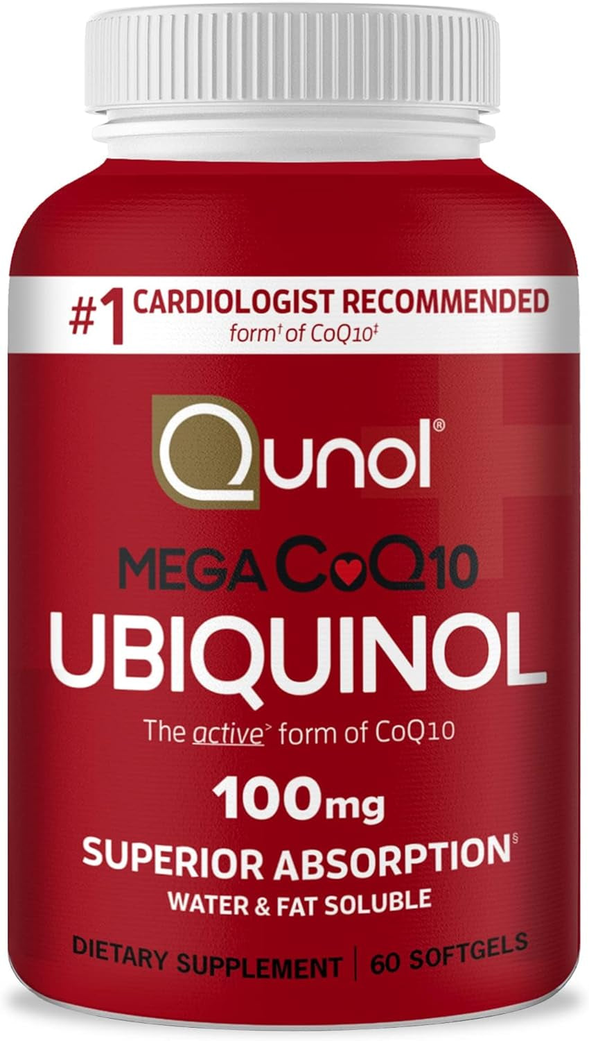 Qunol Ubiquinol Coq10 100Mg Softgels, Qunol Mega Ubiquinol 100Mg - Sup 