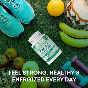 Purepremium Kidney Support Supplement for Men and Women - with Cranberry Extract to Support Urinary Tract, Normal Bladder Function and Supports Kidney'S Health - 4 Months Supply - 120 Capsules 