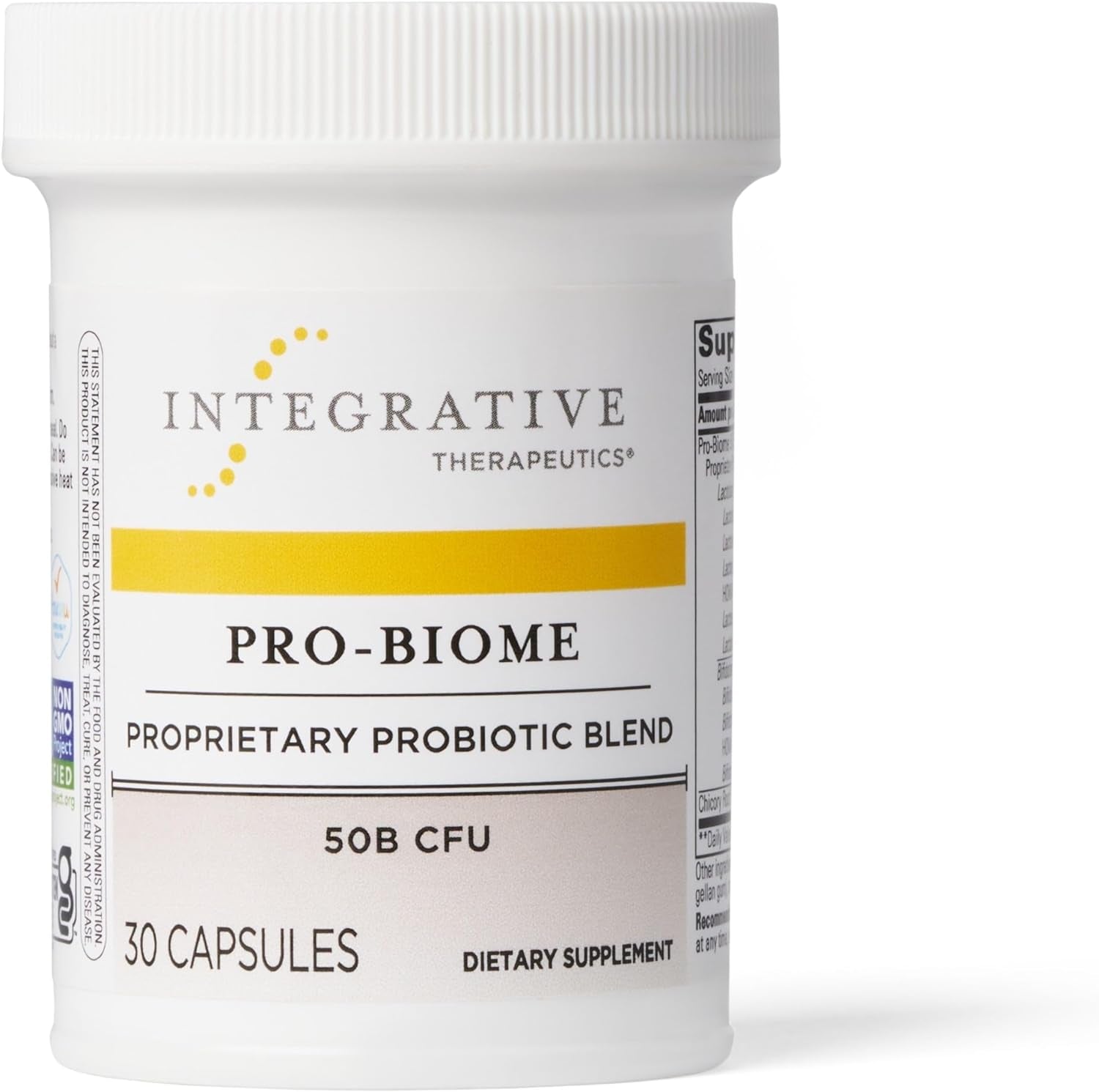 '- Pro-Biome 50B CFU - Proprietary Probiotic Blend - 30 Capsules 