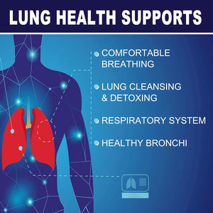 Royavita®Lung Cleanse Is an Effective Agent to the People at Risk or Challenged by Viral Infection, Smoking, COPD, Asthma, Pollution - 7 Natural Ingredients - Non-Gmo - Made in USA (1)