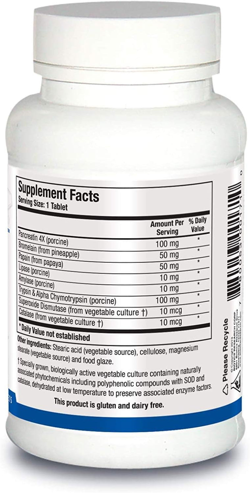Intenzyme Forte 500 Tabs - Biotics by 