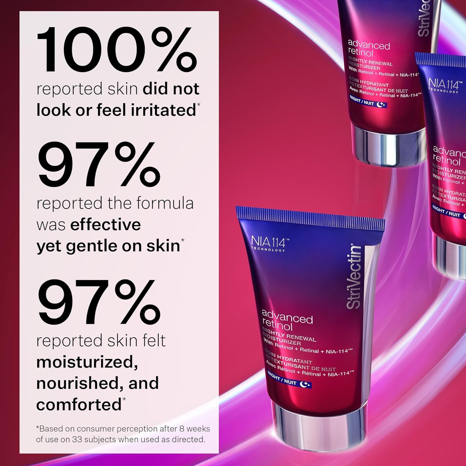 Strivectin Advanced Retinol Discovery Kit with Retinol Night Moisturizer, 1 Oz & Multi Correct Eye Cream 0.5 Oz, 2 Piece Kit for Wrinkles and Fine Lines 