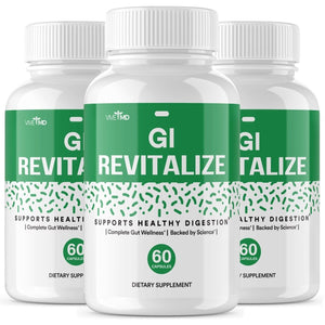 GI Revitalize Advance Formula Dietary Supplement - Official Formula (3 Pack)