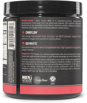 Total Nitric Oxide - Caffeine Free Pre Workout Powder W/ Beet Root, L Arginine & L Citrulline Malate | Boost Energy & Recovery | Harvest Fruit Flavor - 20 Servings