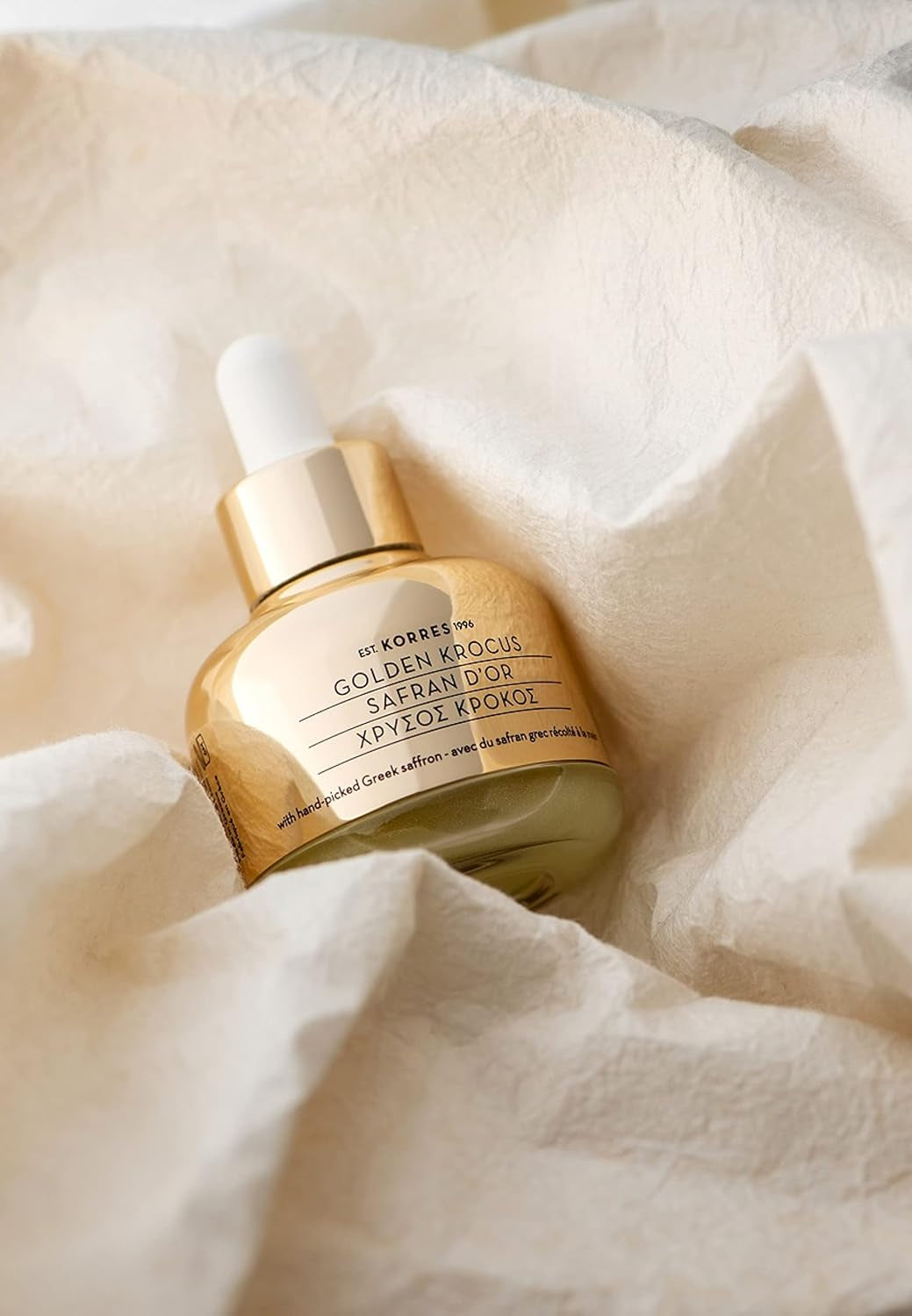 KORRES Golden Krocus Anti-Aging Serum for Women, 1 Fl Oz