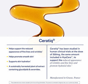 Ritual Hyacera Skin Supplement for Wrinkle Support, with Hyabest and Ceratiq for Skin Support, Hyaluronic Acid, Glycolipids, Ceramides, Gluten Free, Non GMO, Vanilla Essence, 30 Day Supply 