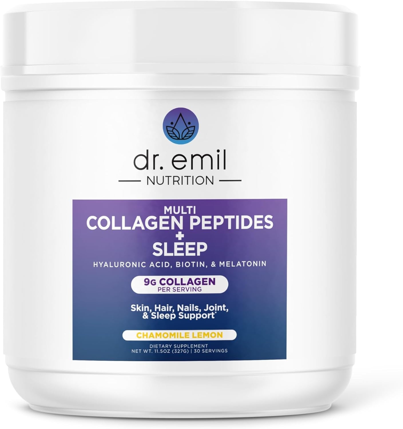 DR. EMIL NUTRITION Collagen Peptides Powder plus Gut Health Supplement - Collagen Powder for Women with Colostrum & Probiotics for Gut Support & Immunity - Collagen Supplements for Hair, Skin & Nails