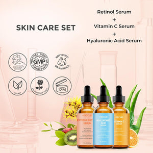 Retinol Serum for Face 2.5%, B5 Herbal Resurfacing Retinol Serum with Vitamin C, Vitamin E, Hyaluronic Acid, Serum for Anti-Aging, Wrinkle Smoothing, Dark Spot Corrector, Brighten Dullness 2 Packs