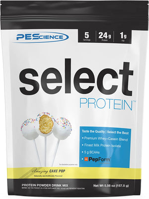 Pescience Select Low Carb Protein Powder, Cake Pop, 5 Serving, Keto Friendly and Gluten Free 