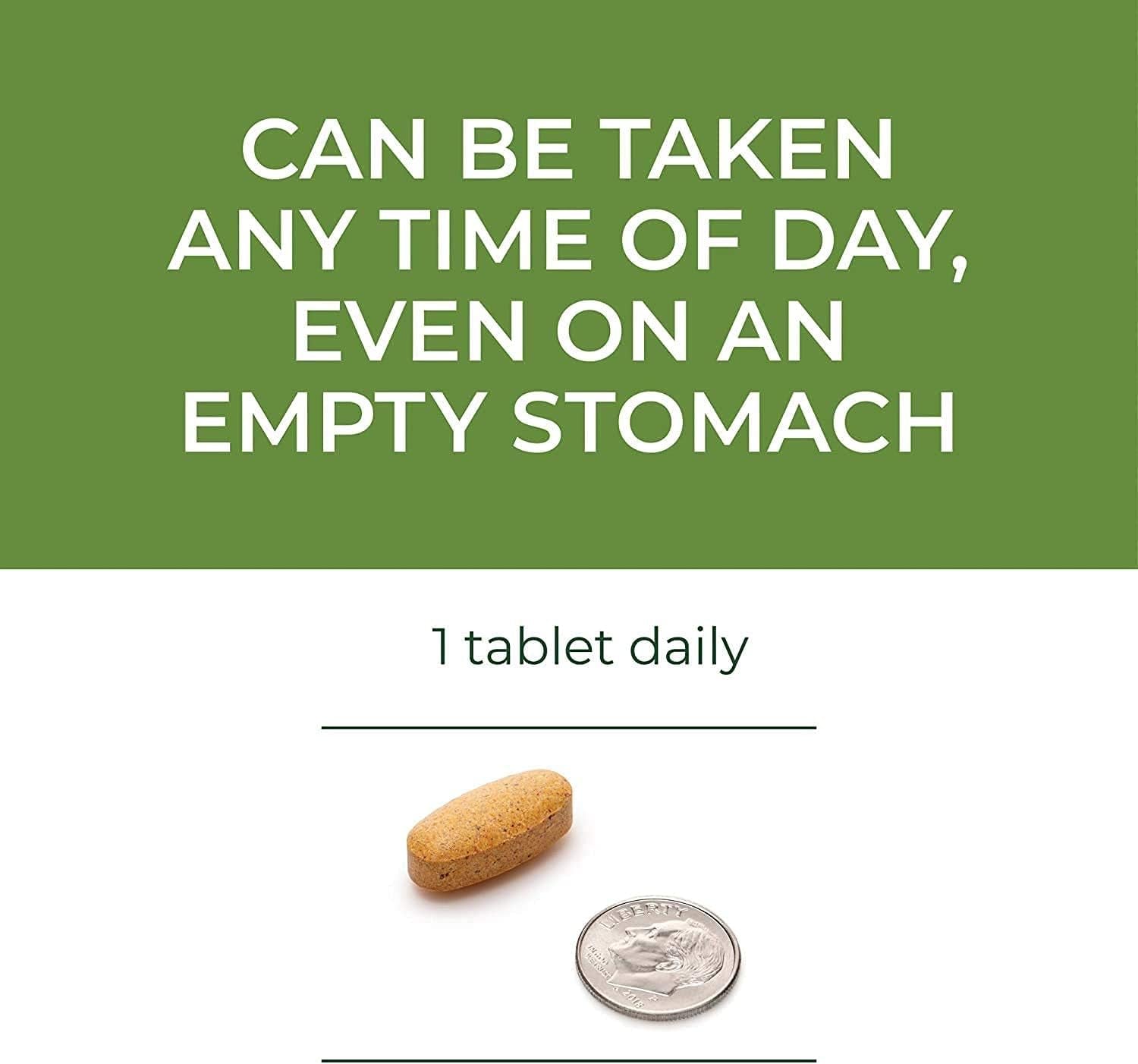 Megafood One Daily Iron Free Multivitamin - Multivitamin for Women and Men - with Real Food - Immune Support Supplement - Bone Health - Energy Metabolism - Vegetarian; Non-Gmo; No Iron - 90 Tablets 