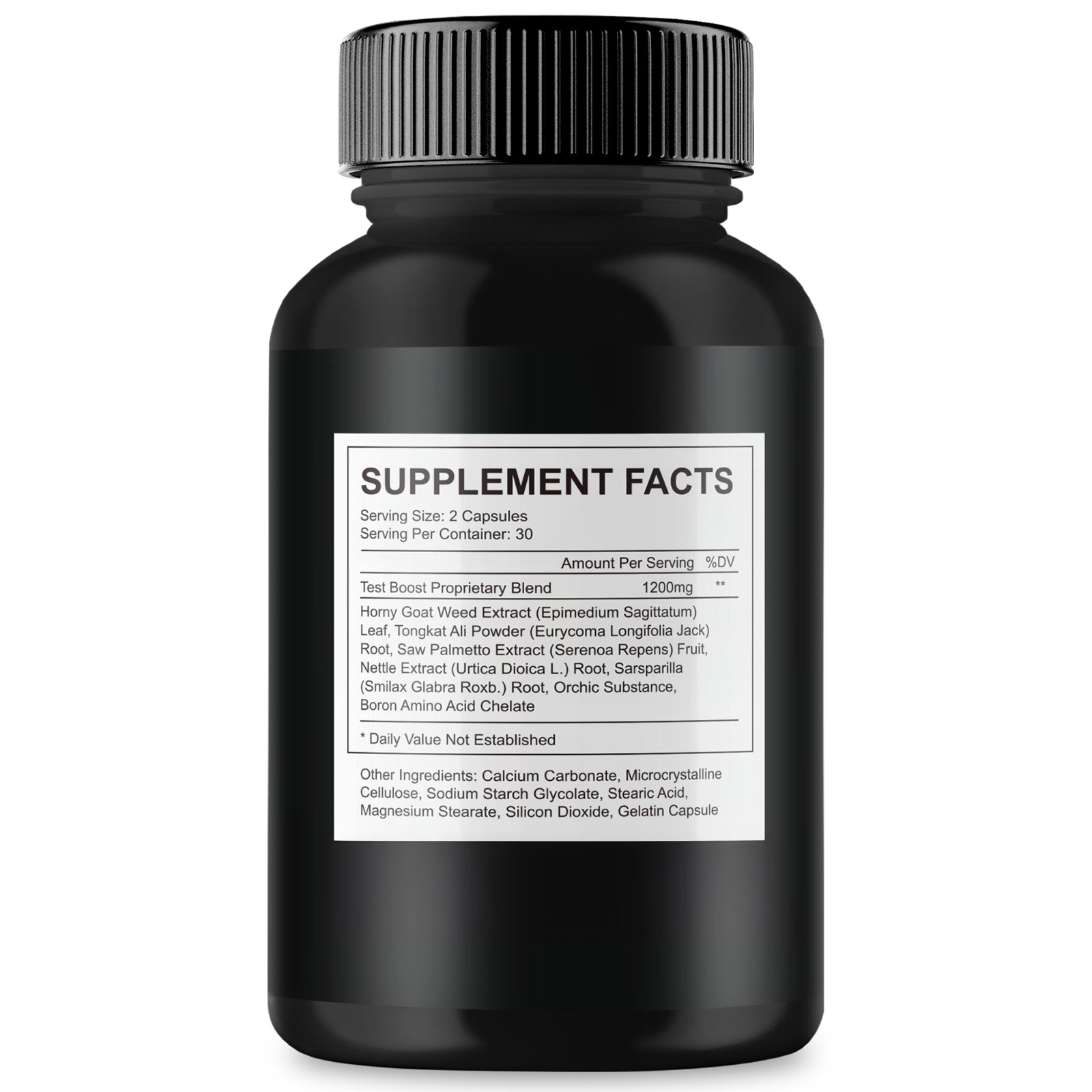 (2 Pack) Biopeak Black HGW Men Supplement Capsules Extra Strength (120 Capsules)