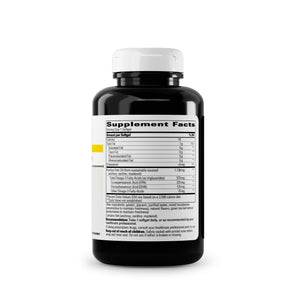 Pure Omega Liquid Fish Oil - 2300Mg Omega 3 Fatty Acids Supplement with EPA & DHA- Sustainably Sourced - No Fishy Burp - Gluten Free - Dairy Free – 120 Softgels