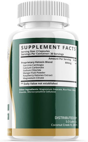 Tropislim Keto Capsules - Tropislim Supplement for Weight Loss ORIGINAL - 2 Pack