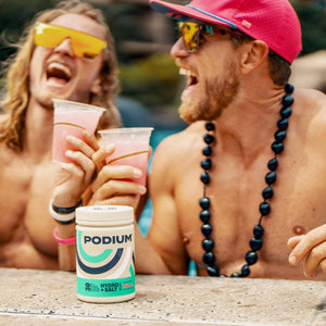 Podium Nutrition, Instantized BCAA Powder, Hydro and Salt, Mango Peach, 30 Servings, Electrolytes, Hydration, Recovery 