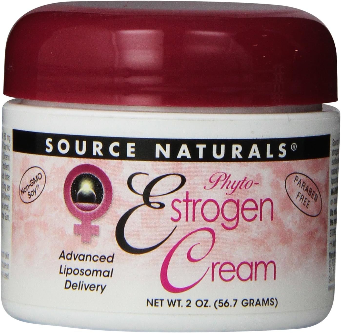 Source Naturals Phyto-Estrogen Cream, Advanced Liposomal Delivery, 2 Ounces