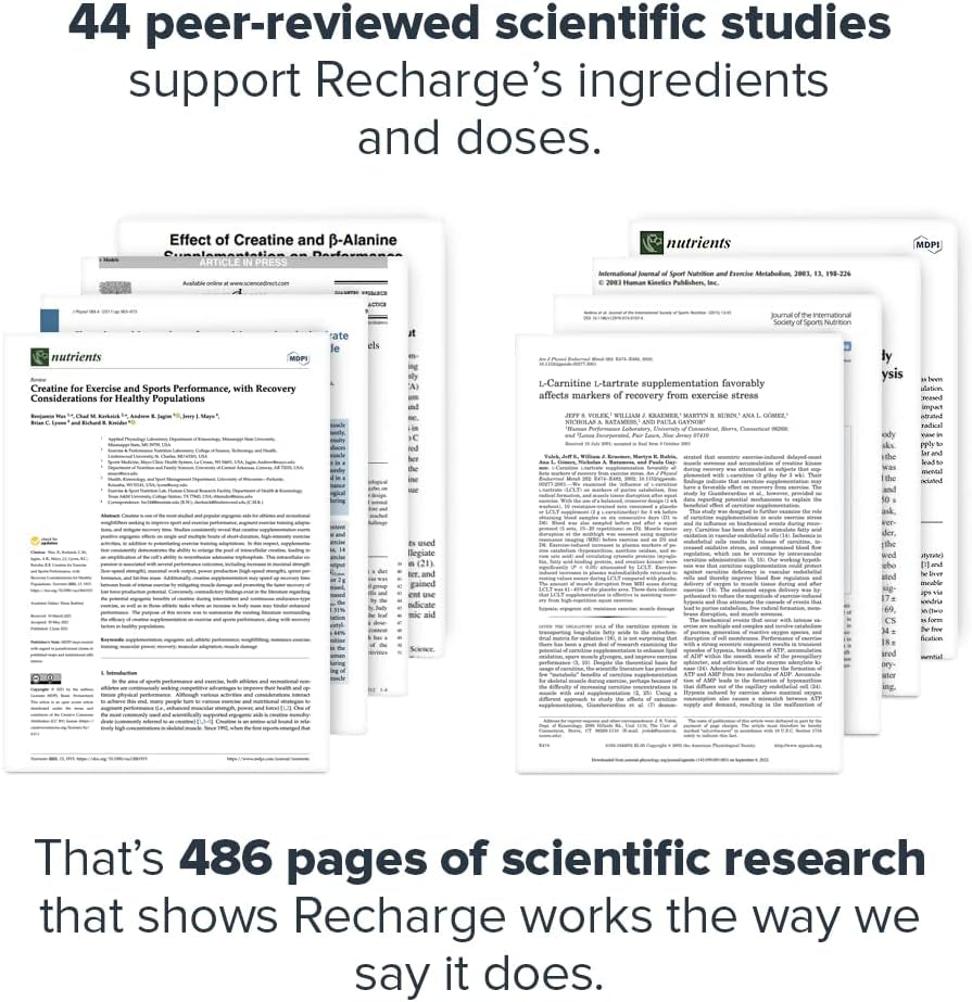 LEGION Recharge Post Workout Drink - Micronized Creatine Monohydrate Natural Post Workout Recovery Drink - Muscle Builder & Recovery Booster Post Workout Supplements (Sour Candy, 30 Servings) 