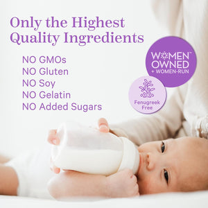 Lactation Supplement Gummies - Support Breast Milk Supply with Milk Thistle, Alfalfa, Vitamin D, and B12, Postpartum Recovery, Breastfeeding Essentials - Raspberry, 40 Count 