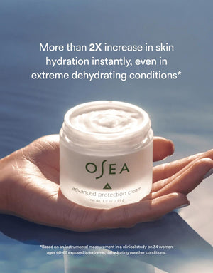 OSEA Advanced Protection Face Cream 1Oz - Hydrating Face Moisturizer - Clean Beauty with Naturally Derived Bio-Retinol - Vegan & Cruelty-Free - Face Cream for Dry Skin - Seaweed Skincare