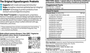 Klaire Labs Ther-Biotic Complete - Probiotic Supplement with 25 Billion CFU - Hypoallergenic Probiotics for Men + Women - Digestive, Gut Health + Immune Support - Dairy-Free (60 Caps / 2 Pack)