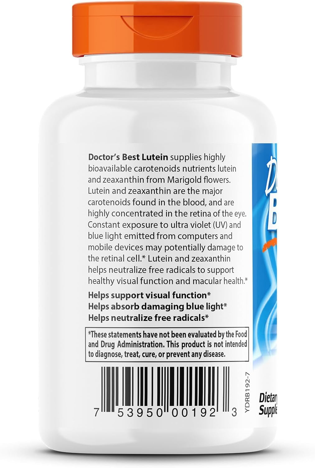 Lutein with Gluten Free, Vision Support, 60 Softgels