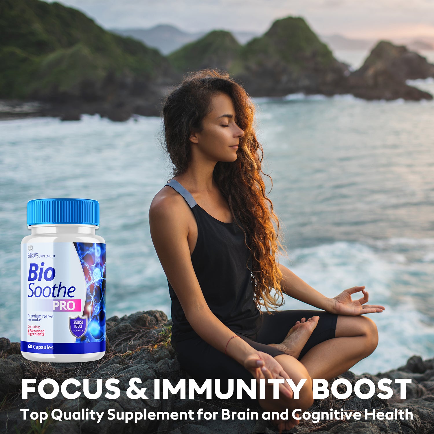 (2 Pack) Bio Soothe Pro, Biosoothe Premium Nerve Pain Formula (120 Capsules)