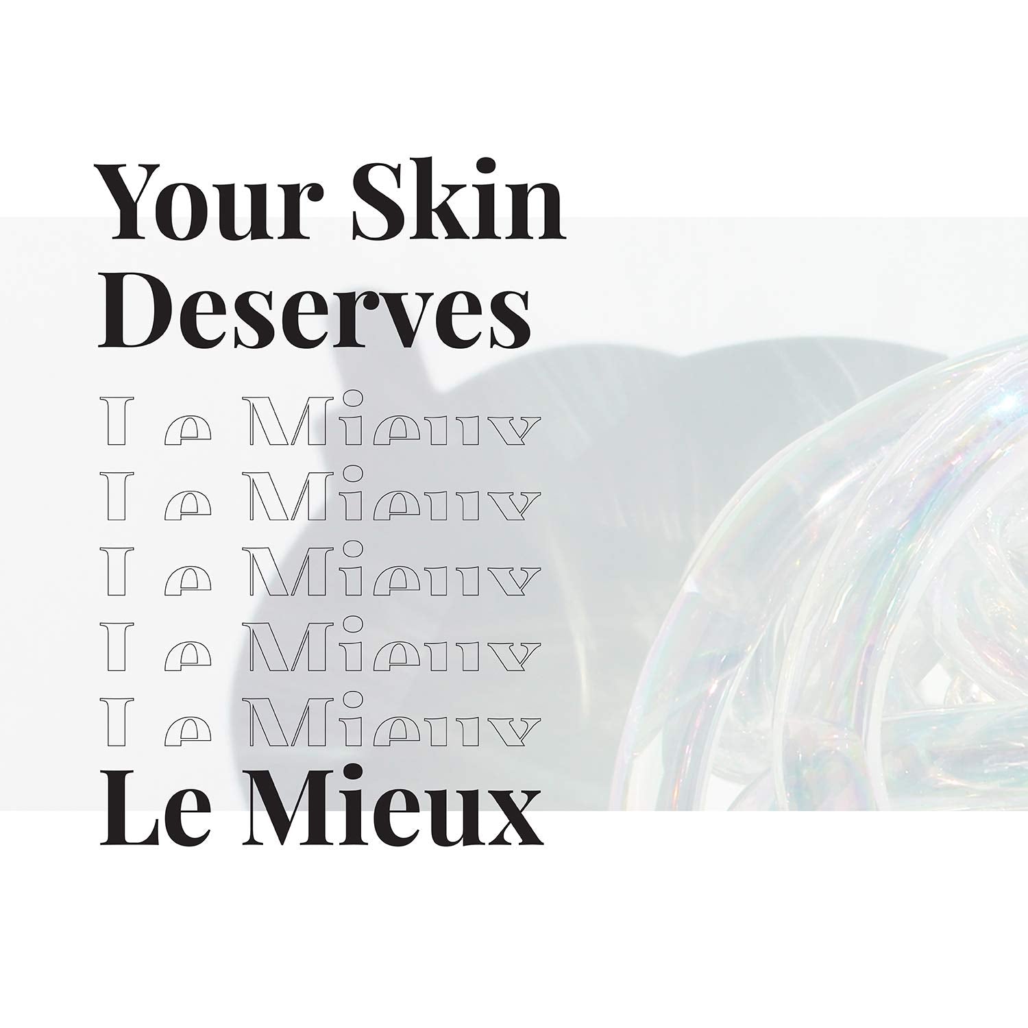 Le Mieux EGF-DNA Serum - Epidermal Growth Factor Serum for Face with Hyaluronic Acid for Post-Procedure & Aging Skin (1 Oz / 30 Ml)