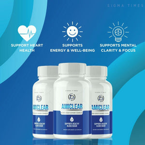 (3 Pack) Amiclear Capsules - Advanced Blood Sugar Support Formula
