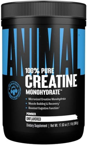 Animal Micronized Creatine Monohydrate Capsules - 300 Caps, 2500Mg per Serving for Muscle Growth, Strength, and Endurance
