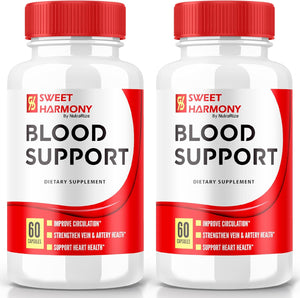 (2 Pack) Sweet Harmony Capsules, Sweet Harmony Blood Support Formula, Advanced Supplement Maintain Healthy Levels, All Natural Pills, Sweet Harmony for Overall Wellness, Reviews (120 Capsules)