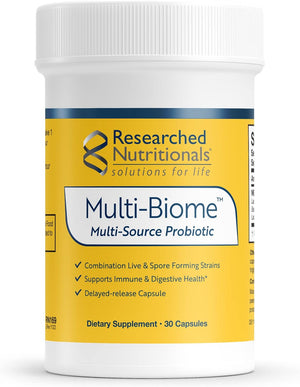 Multi-Biome Multi Strain Probiotic - Soil-Based Probiotics with Lactobacillus Probiotic Strains for Immune, Histamine, Cytokine, Digestive Health & Gut Support (30 Capsules) 