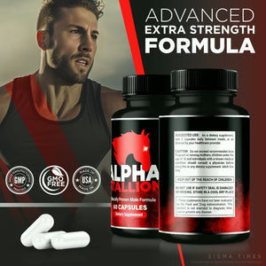 (5 Pack) Alpha Stallion Male Health Pills to Boost Stamina and Endurance