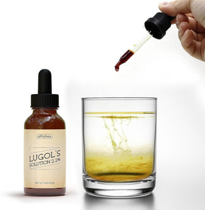 Lugol'S Solution 2% 1Oz Glass Dropper Bottle. Contains Potassium Iodide and Iodine, 30Ml