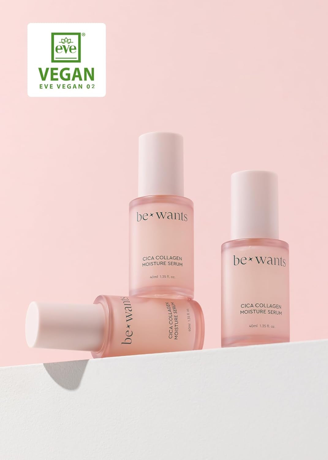 Bewants Centella Asiantica Collagen Moisturizing Serum | Hydrating Serum | Hydrating Face Serum for Dry Skin | Calming Serum for Face | Hyaluronic Acid Serum | 1.35 Fl Oz | Korean Skin Care Serum 