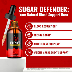 Sugar Defender Drops - Official Formula Sugar Defender 24, Sugar Defender Liquid, Maximum Strength Sugar Defender Supplement with Hawthorn Berry Organic, Sugar Defender Reviews (5 Pack)