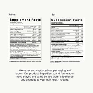 Nutrafol Women'S Vegan Hair Growth Supplements, Dermatologist Recommended, Plant-Based, Ages 18-44, Clinically Tested for Visibly Thicker, Stronger Hair - 2 Month Supply, 1 Bottle, 1 Pouch