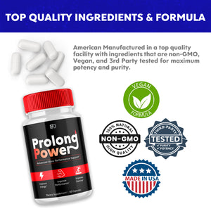 Prolong Power Capsules - Boost Male Vitality and Performance (2 Pack)
