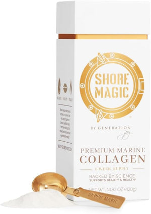 Premium Marine Collagen Powder with Type I II III and IV, Hydrolyzed Peptides for Women and Men, Sustainably Sourced from Wild Fish, Unflavored Certified Halal Kosher - 14.82 OZ Canister