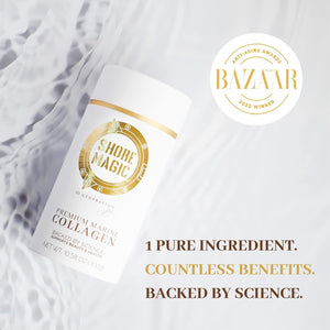 Premium Marine Collagen Powder with Type I II III and IV, Hydrolyzed Peptides for Women and Men, Sustainably Sourced from Wild Fish, Unflavored Certified Halal Kosher - 14.82 OZ Canister