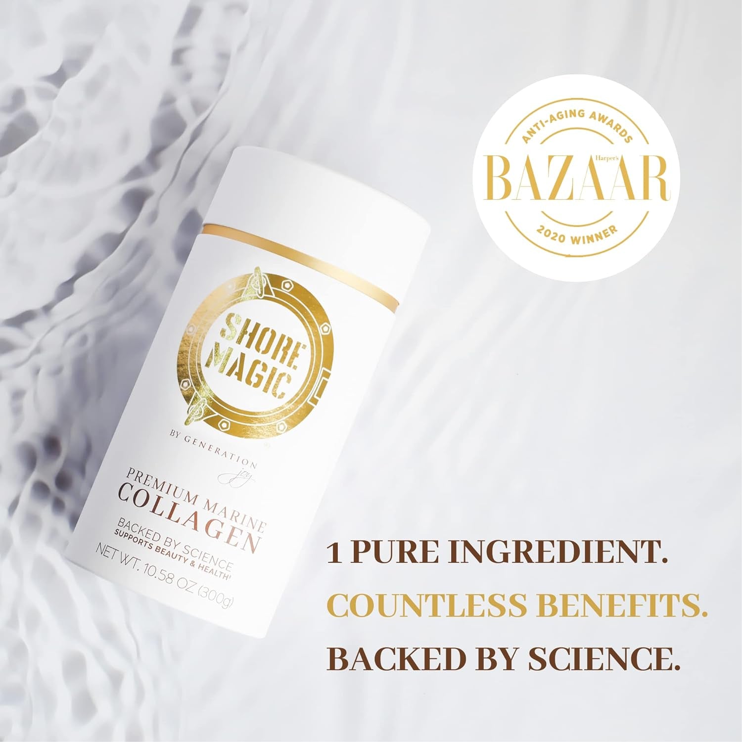 Premium Marine Collagen Powder with Type I II III and IV Hydrolyzed Peptides for Women Men Sustainably Sourced Wild Fish Unflavored Certified Halal Kosher - 4 Month Supply (Price 3 Months)